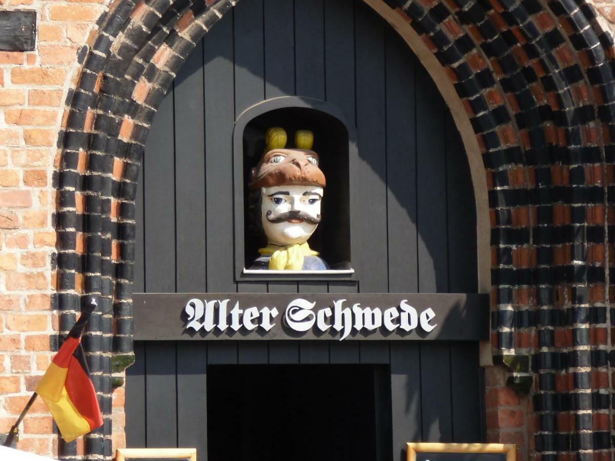 Pension Am Burgwall Wismar Exterior photo